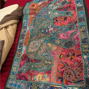 Colorful Elephant Tapestry